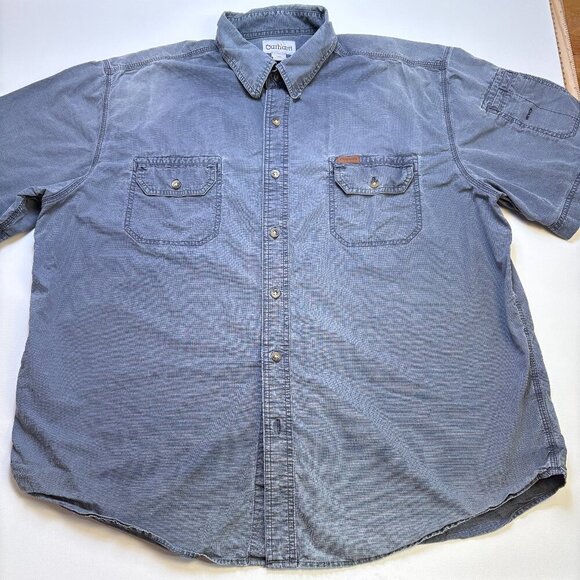 Carhartt Ripstop Utility Work Shirt Faded Blue Men's 2XL - Picture 3 of 8